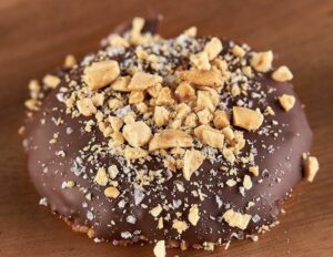 Peanut Butter Cookies in choclate dip