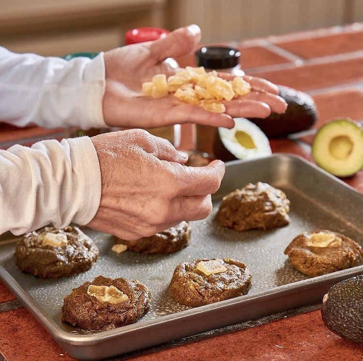 Matcha Tea Cookies IN TRAY